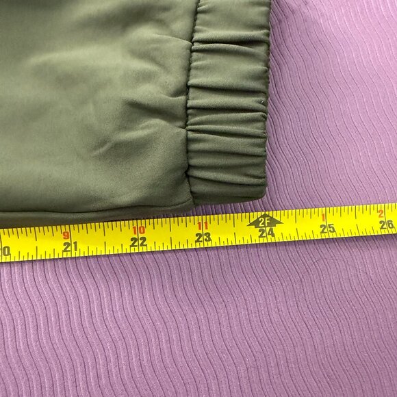 NWT - Zyia Dark Olive Peak Zipper Joggers 24" - Size L - Picture 6 of 7